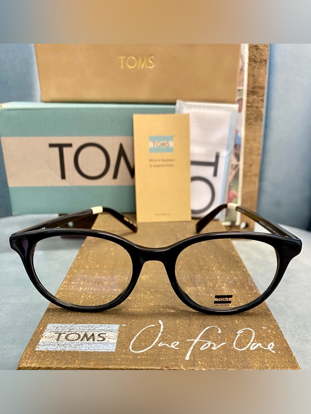 Brand New TOMS “Hayley” Black Cat Eye Optical Eyeglasses